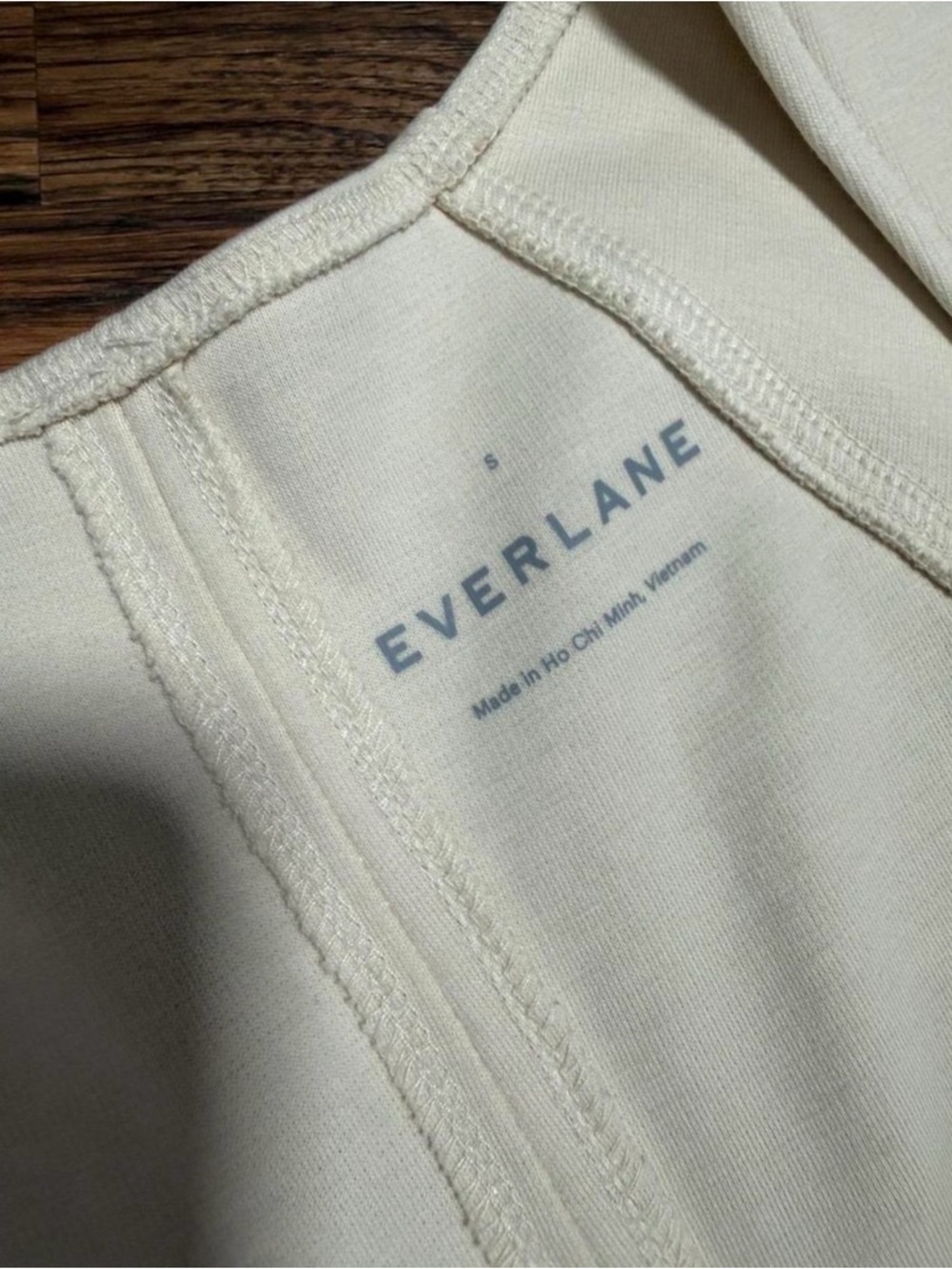 Everlane Cream Square-Neck Sleeveless Mini Dress - Picture 3 of 4